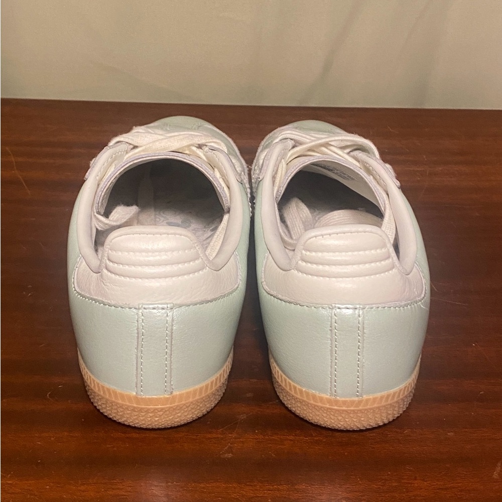 Adidas Samba OG Linen Green Metallic Women’s Size 6 (IG1965) - Picture 2 of 6